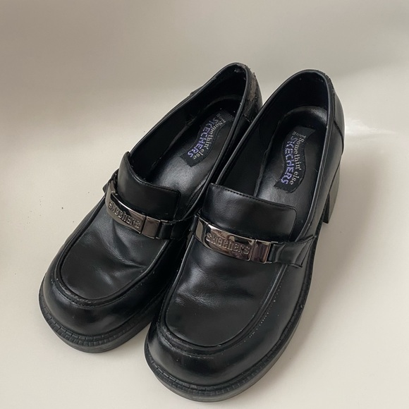 Vintage 90s Skechers Chunky Platform Loafers - Picture 3 of 4